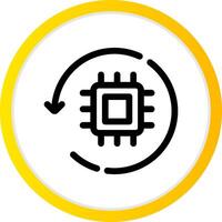 Chip Creative Icon Design vector