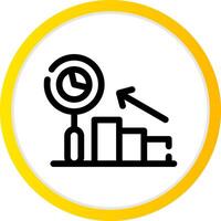 Predictive Analytics Creative Icon Design vector