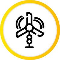 Windmill Creative Icon Design vector