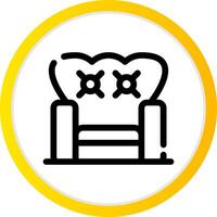 Armchair Creative Icon Design vector