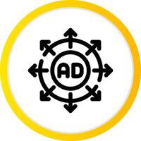 Advertising Submission Creative Icon Design vector