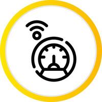 Smart Meter Creative Icon Design vector