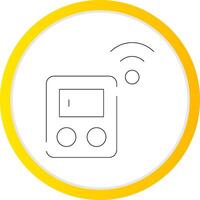 Smart Meter Creative Icon Design vector