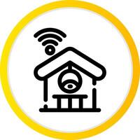 Smart Cctv Creative Icon Design vector