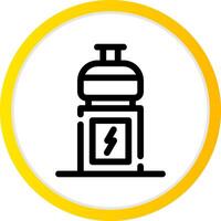 Energy Drink Creative Icon Design vector