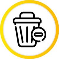 Delete Creative Icon Design vector