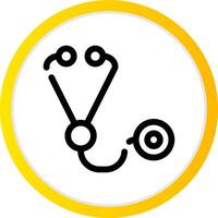 Stethoscope Creative Icon Design vector