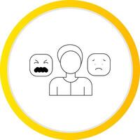Using Emotions Creative Icon Design vector