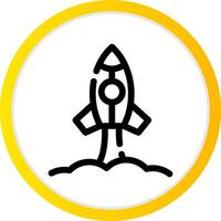 Spaceship Creative Icon Design vector