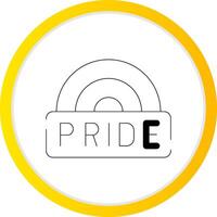 Pride Creative Icon Design vector