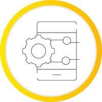 Project Management App Creative Icon Design vector