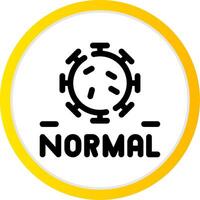 New Normal Creative Icon Design vector