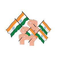 ilustración de república India día vector