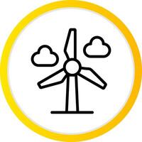 Wind Power Creative Icon Design vector