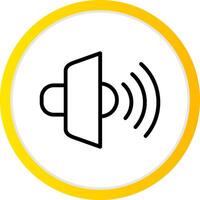 Loud Speaker Creative Icon Design vector