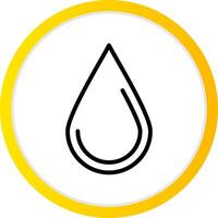 Water Drop Creative Icon Design vector