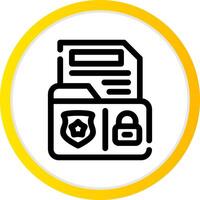 Confidential Creative Icon Design vector