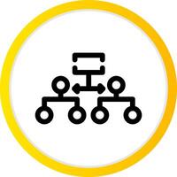 Labeled Hierarchy Creative Icon Design vector