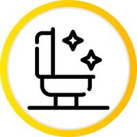 Bathroom Cleaning Creative Icon Design vector