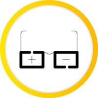 Glasses Prescription Creative Icon Design vector