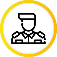 Policeman Creative Icon Design vector