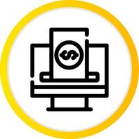 Crowdfunding Platform Creative Icon Design vector