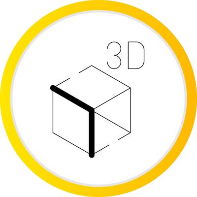 3D Object Creative Icon Design