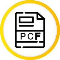 PCF Creative Icon Design vector