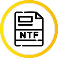 NTF Creative Icon Design vector