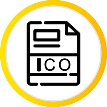 ico creativo icono diseño vector