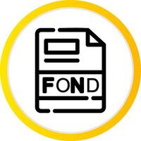 FOND Creative Icon Design vector