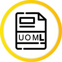 UOML Creative Icon Design vector