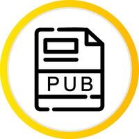 PUB Creative Icon Design vector