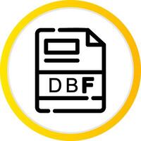 DBF Creative Icon Design vector