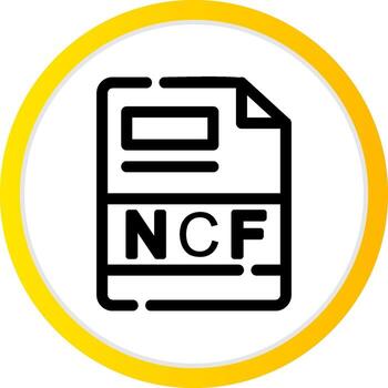 NCF Creative Icon Design vector