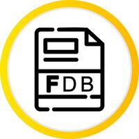 FDB Creative Icon Design vector