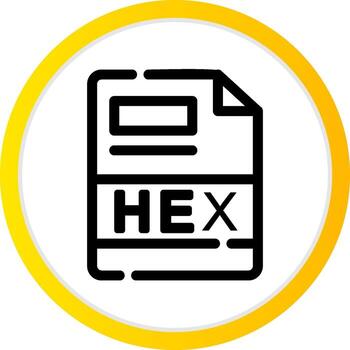 HEX Creative Icon Design vector