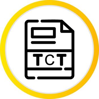 TCT Creative Icon Design vector