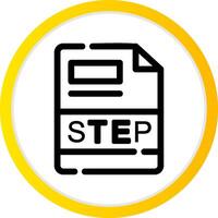 STEP Creative Icon Design vector