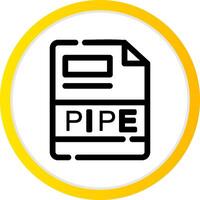 PIPE Creative Icon Design vector