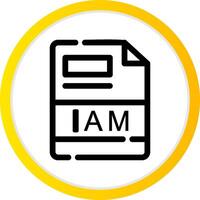 IAM Creative Icon Design vector