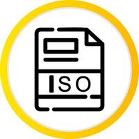 ISO Creative Icon Design vector