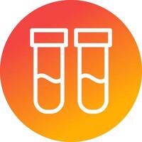 Test Tube Creative Icon Design vector