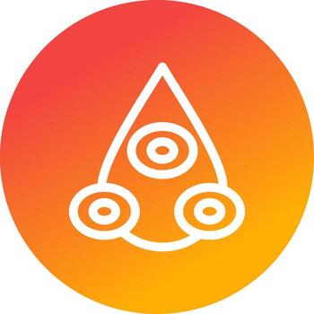 Leukemia Creative Icon Design vector