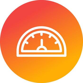 Speedometer Creative Icon Design vector
