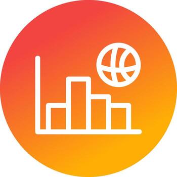 Bars Creative Icon Design vector