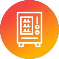 Vending Machine Creative Icon Design vector