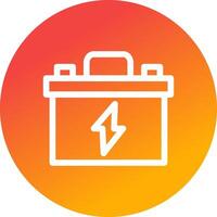 Battery Creative Icon Design vector