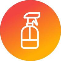 Spray Bottle Creative Icon Design vector