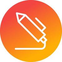 Light Pen Creative Icon Design vector